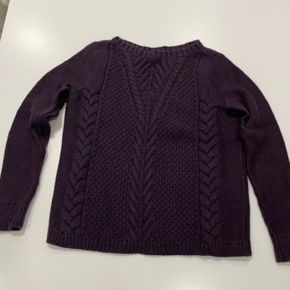BANANA REPUBLIC Royal Purple Thick Sweater NWOT ~ Size Medium